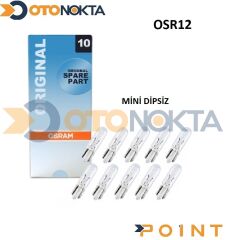 DIPSIZ MINIK AMPUL 12V 2W 2721 OSRAM