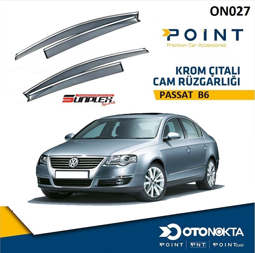 CAM RUZGARLIGI 4 LU KROMLU VW PASSAT  B7 SUNPLEX