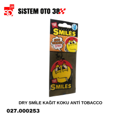 DRY SMİLE KAĞIT KOKU ANTİ TOBACCO |  | KOZMETİK GRUBU