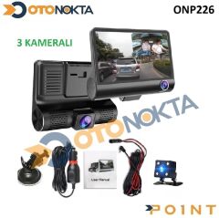 KAMERA KAYIT ON ARKA IC 3 KAMERALI POINT