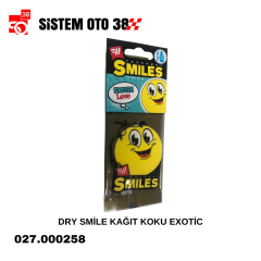 DRY SMİLE KAĞIT KOKU EXOTİC |  | KOZMETİK GRUBU