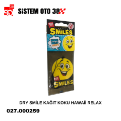 DRY SMİLE KAĞIT KOKU HAWAİİ RELAX |  | KOZMETİK GRUBU