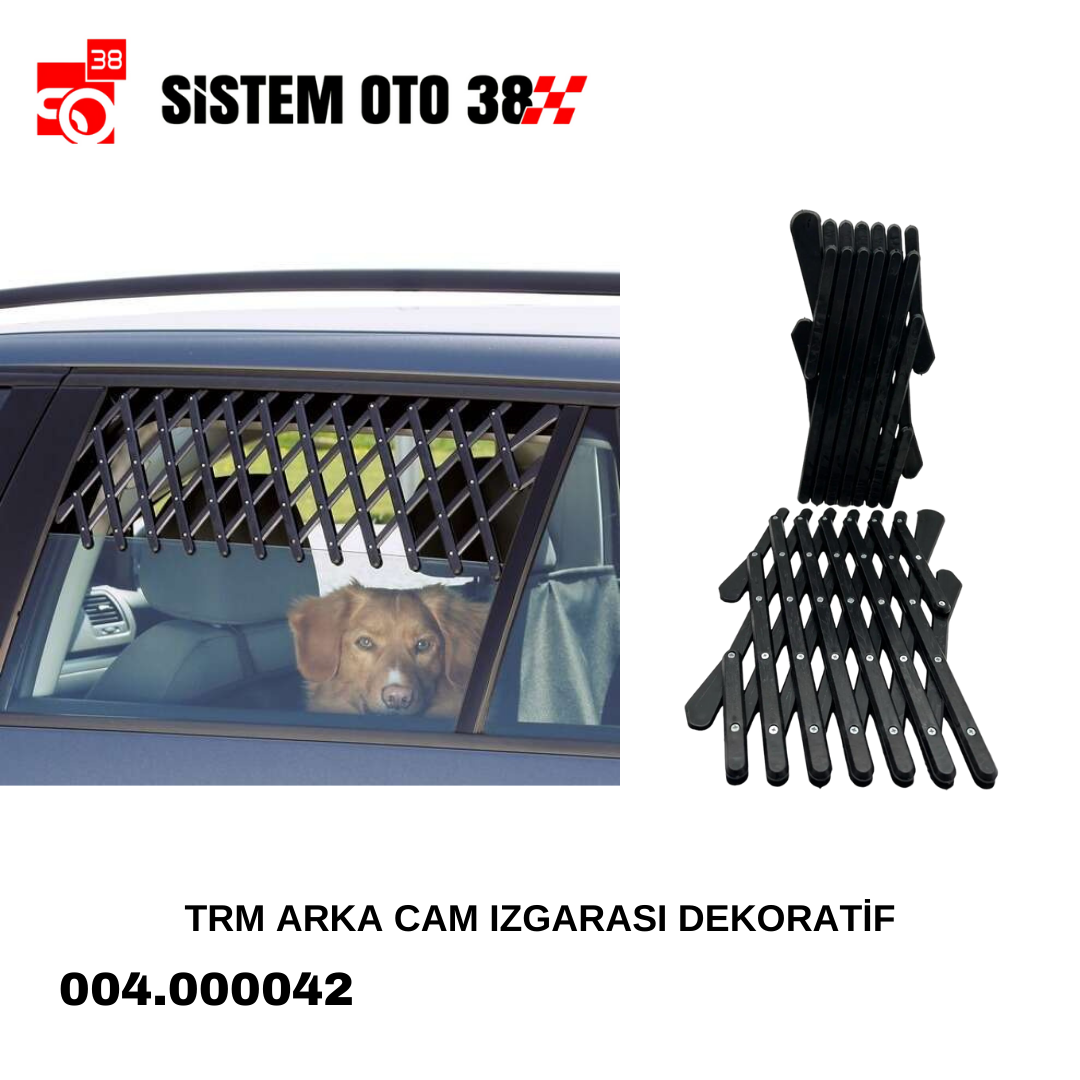 TRM ARKA CAM IZGARASI DEKORATİF |  | ARAÇ İÇİ AKSESUARLAR