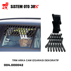 TRM ARKA CAM IZGARASI DEKORATİF |  | ARAÇ İÇİ AKSESUARLAR