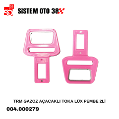 TRM GAZOZ AÇACAKLI TOKA LÜX PEMBE 2Lİ |  | ARAÇ İÇİ AKSESUARLAR