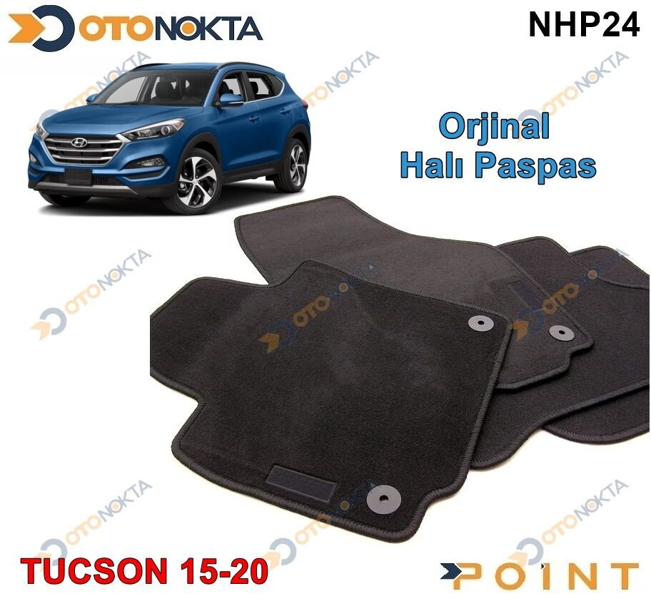 HALI PASPAS ORJINAL GECMELI SIYAH TUCSON 15-20