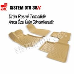RZL3D-NİSSAN QASHQAİ 14- 3D PASPAS BEJ |  | 3D PASPASLAR