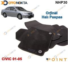 HALI PASPAS ORJINAL GECMELI SIYAH CIVIC 2001-2005