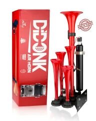 DADAN KORNA YANKILI KIRMIZI 5 BORULU 12V KORNA | DİDONK