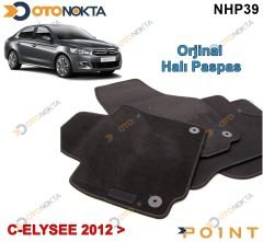 HALI PASPAS ORJINAL GECMELI SIYAH C-ELYSEE 2012>