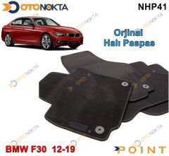 HALI PASPAS ORJINAL GECMELI SIYAH BMW 3 F30 12-19