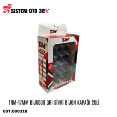 TRM-17MM BİJ003G GRİ SİVRİ BİJON KAPAĞI 20Lİ |  | MUHTELİF ÜRÜNLER