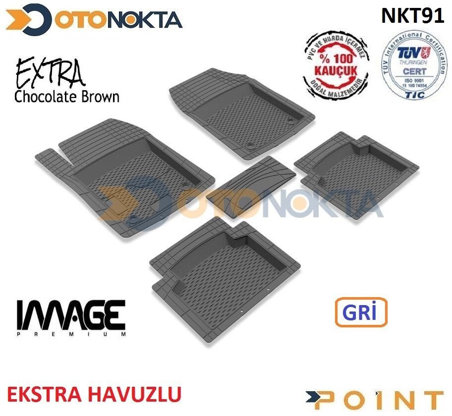 PASPAS UNIVERSAL EKSTRA HAVUZLU KAUCUK GRI IMAJ