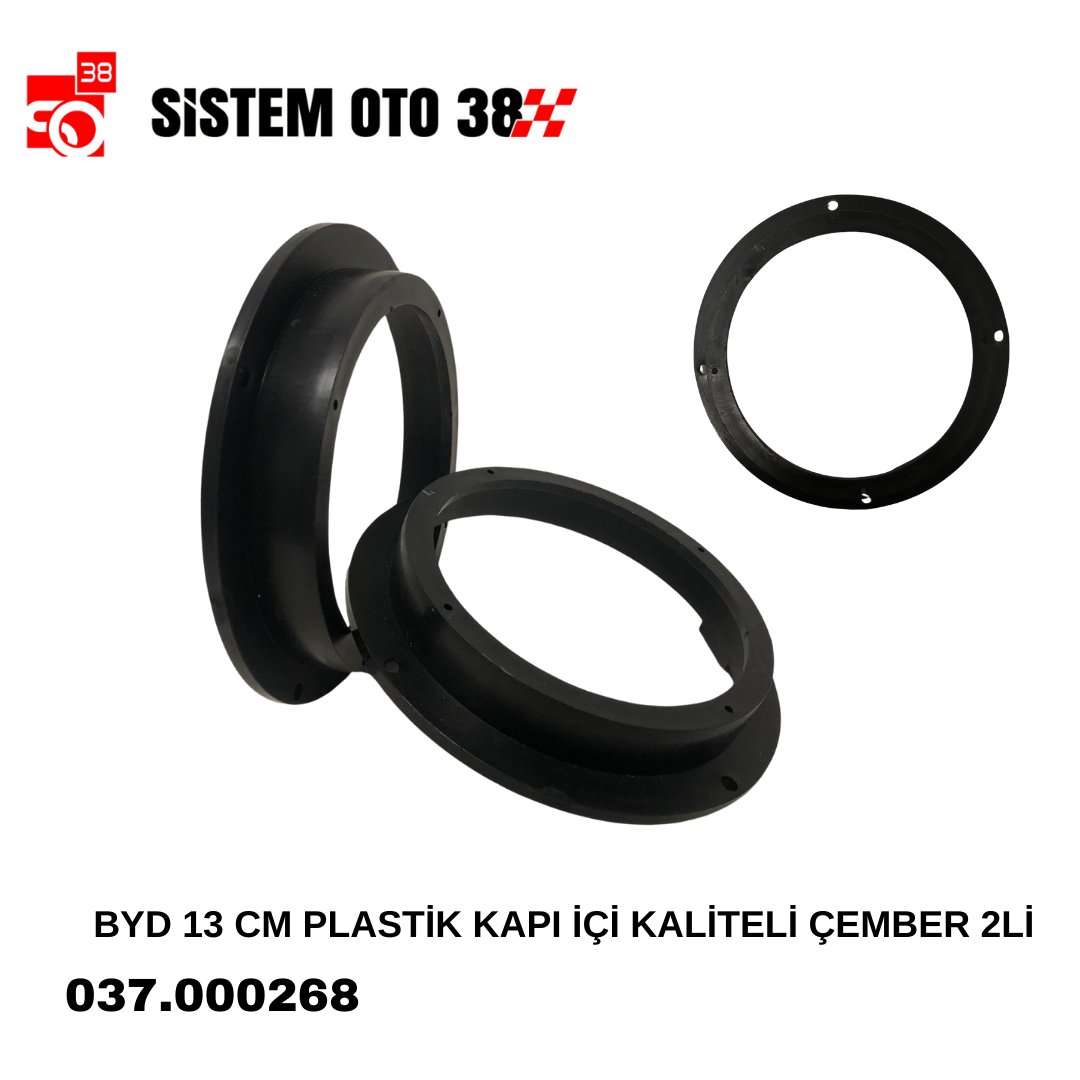 BYD 13 CM PLASTİK  KAPI İÇİ KALİTELİ ÇEMBER 2Lİ |  | SES MONTAJ EKİPMANLARI