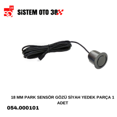 18 MM PARK SENSÖR GÖZÜ SİYAH YEDEK PARÇA 1 ADET |  | PARK SENSÖRLERİ