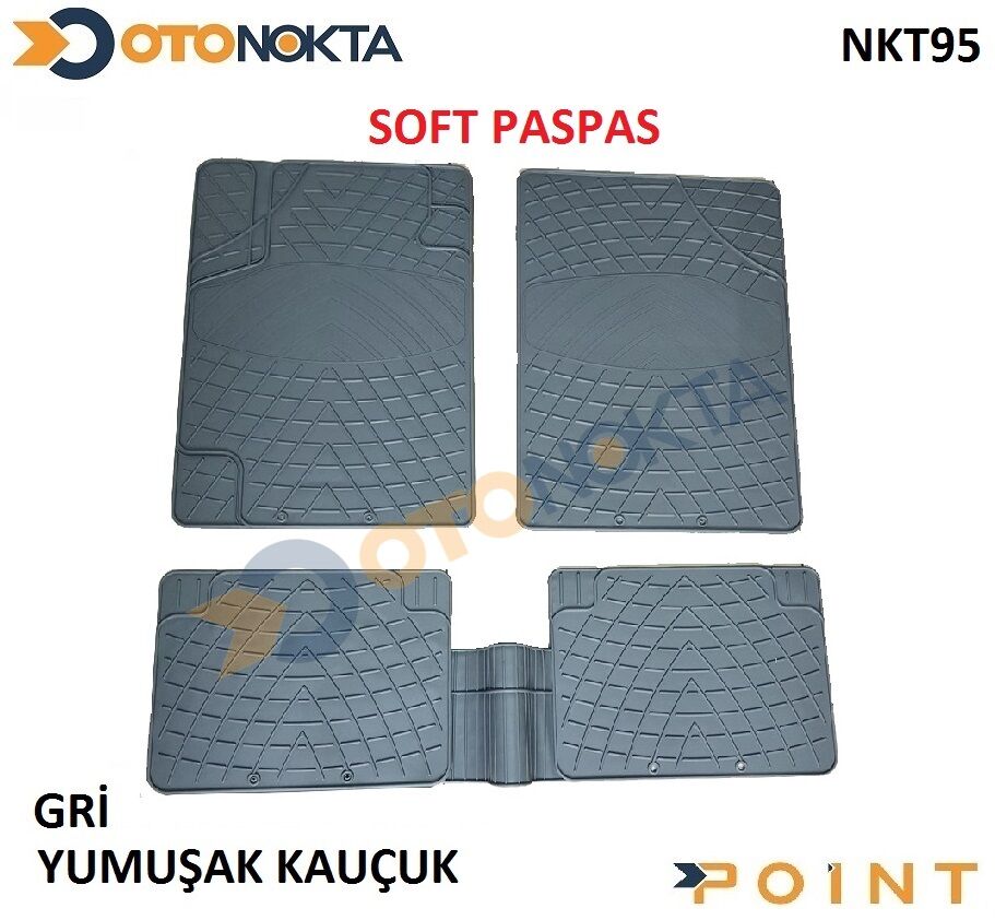 PASPAS UNIVERSAL KAUCUK KALITELI GRI SOFT