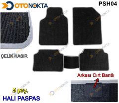 PASPAS HALI UNIVERSAL HASIR SIYAH GRI POINT