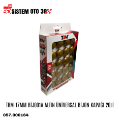 TRM-17MM BİJ001A ALTIN ÜNİVERSAL BİJON KAPAĞI 20Lİ |  | MUHTELİF ÜRÜNLER