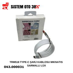TRM518 TYPE-C ŞARJ KABLOSU MIKNATIS SARMALLI LÜX |  | ŞARJ ALETİ VE AUX KABLO