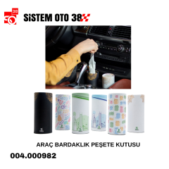 ARAÇ BARDAKLIK PEÇETE KUTUSU |  | ARAÇ İÇİ AKSESUARLAR