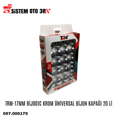 TRM-17MM BİJ001C KROM ÜNİVERSAL BİJON KAPAĞI 20 Lİ |  | MUHTELİF ÜRÜNLER