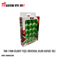 TRM-17MM BİJ001Y YEŞİL ÜNİVERSAL BİJON KAPAĞI 20Lİ |  | MUHTELİF ÜRÜNLER