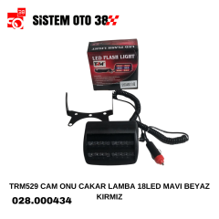 TRM529 CAM ÖNÜ CAKAR LAMBA 18Lİ MAVI BEYAZ KIRMIZ |  | LED AYDINLATMA GRUBU