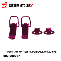 TRM503 TAMPON KİLİT KLİPSİ PEMBE ÜNİVERSAL |  | ARAÇ DIŞI AKSESUARLAR