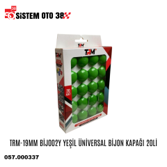 TRM-19MM BİJ002Y YEŞİL ÜNİVERSAL BİJON KAPAĞI 20Lİ |  | MUHTELİF ÜRÜNLER
